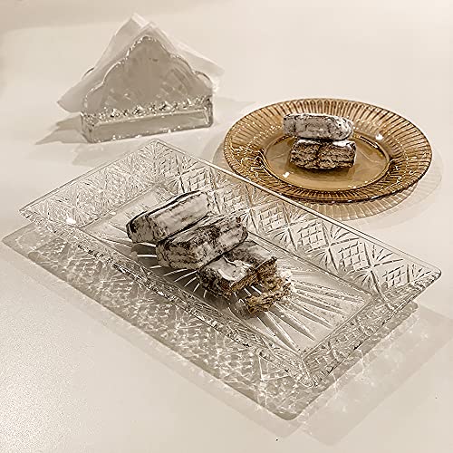 Porta Guardanapos de Cristal Dublin 13cm x 4,5cm - Lyor