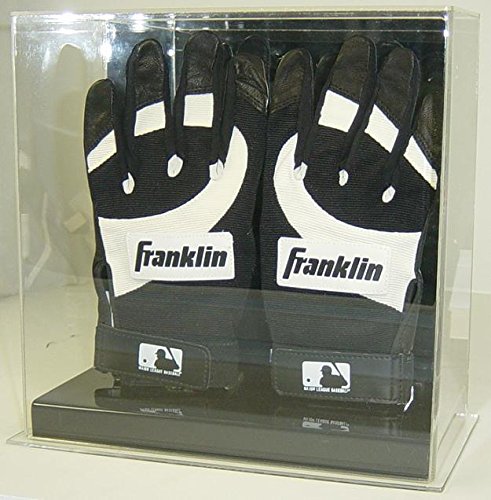 Collectible Supplies Double Baseball Batting Gloves Display Case with Mirror