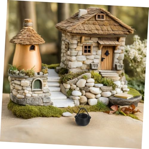 Mini calderos de Halloween de plástico para solucionar la falta de espacio en decoración 6