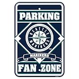 Fremont Die MLB Seattle Mariners Sign12x18 Plastic Fan Zone Park, Team Colors, One Size