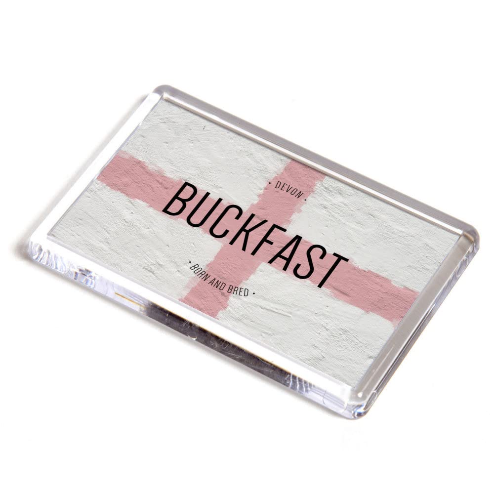 FRIDGE MAGNET - Buckfast, Devon - Born and Bred
