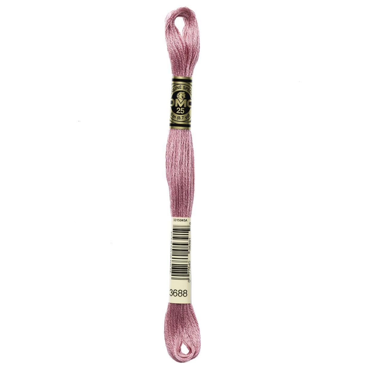 DMC Embroidery Floss Mouline Stranded Cotton Thread for Hand Embroidery and Sewing - Colour No: 3688-3 x 8m Skeins โ image 1