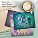 The Best Card Company - 10 Blank Note Cards (4 x 5.12 Inch) - Fun Mythical Fantasy Cards, Assorted Greetings Boxed - Unique Unicorns AM6294OCB-B1x10
