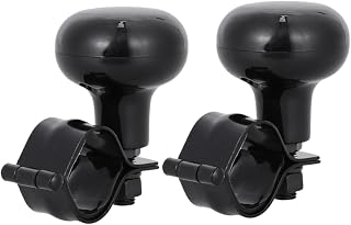 FELTECHELECTR 2pcs Power Ball Automotive Steering Wheels Brodie knob Steering knob Truck Steering Wheel knob Grab Handles for Trucks