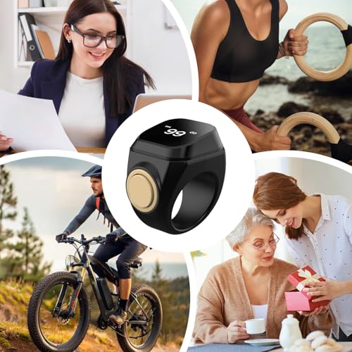 Elektronischer Fingercounter | Intelligenter Z&auml;hlring,Rundenz&auml;hler | F&uuml;r Fitness Training Sport Aktivit&auml;tenverfolgung