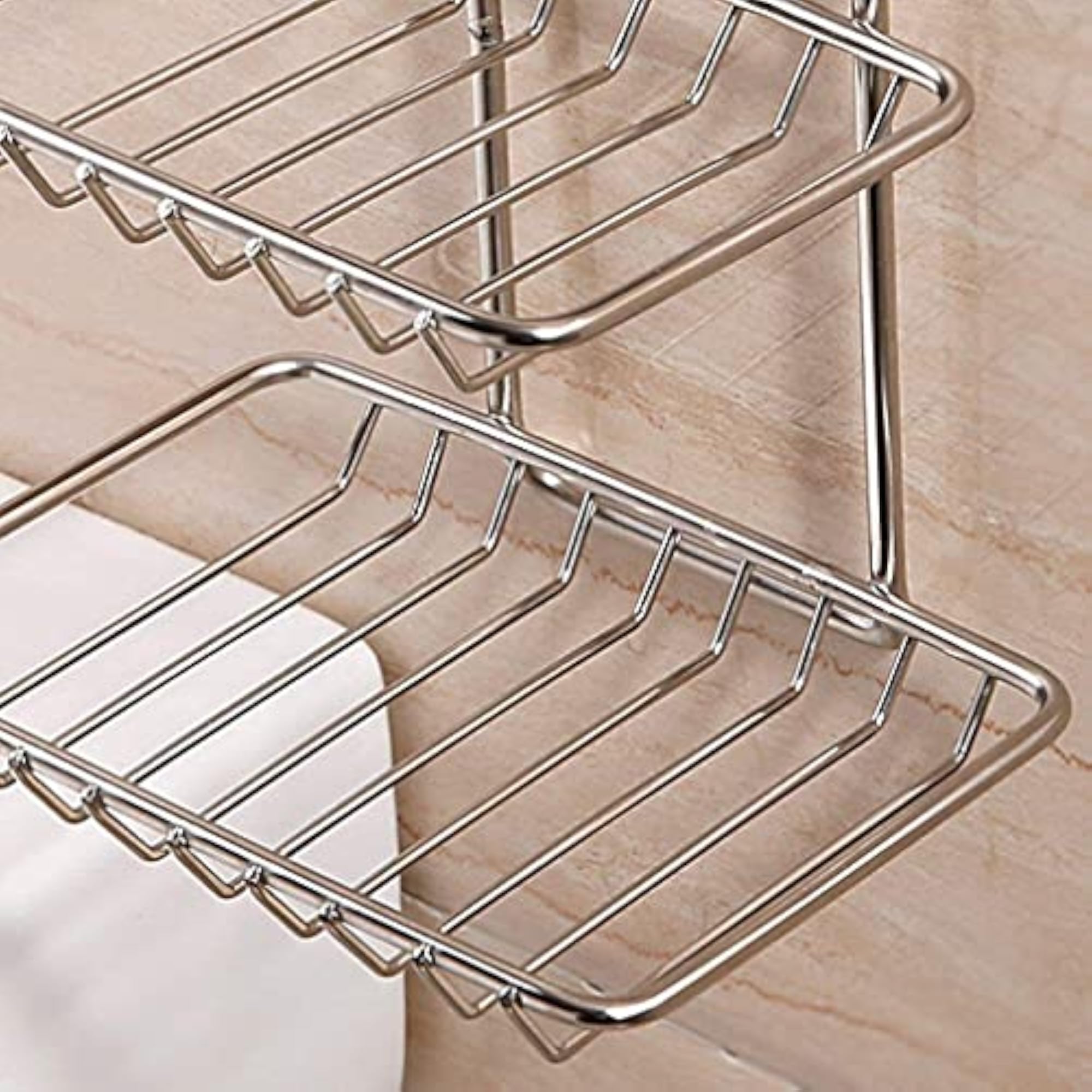 Wall Mounted Double Layer Soap Dish Holder