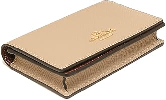 値下げ中★超美品★【COACH/コーチ】カードケース 名刺入れ ベージュ レザー Amazon | [コーチ]アウトレット カードケース 名刺入れ ベージュ