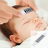 10Pcs Baby Kids Forehead Strip Stickers Thermometer Body Oxter Strip Fever Safety Healthy Temperature Test