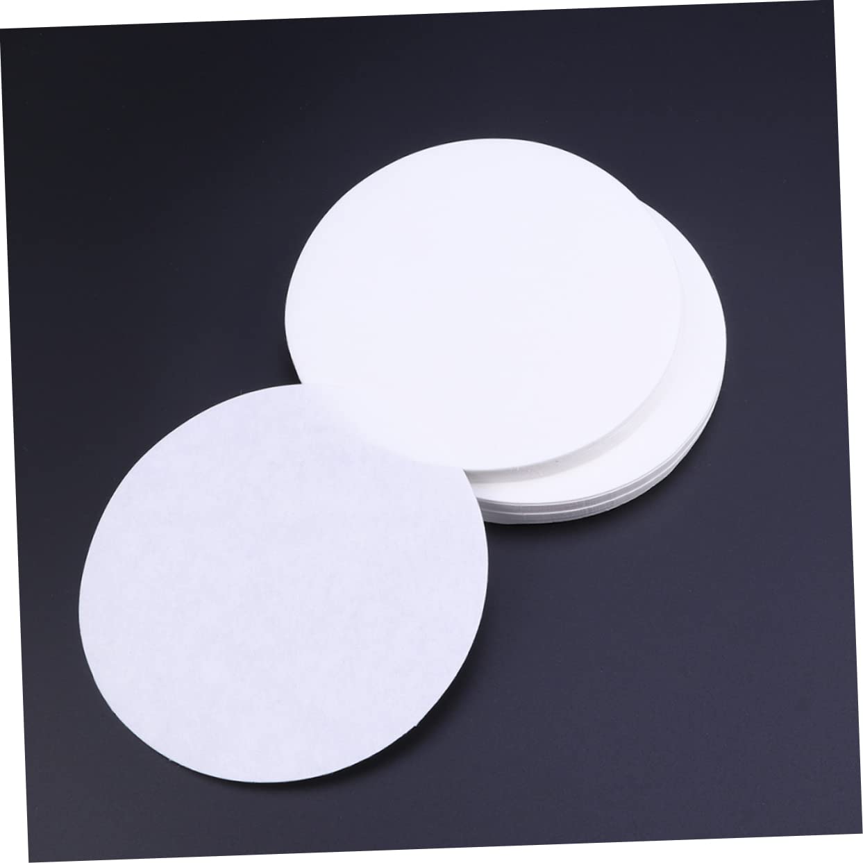 Cabilock 200pcs Qualitative Filter Paper Medium Flow Rate Filter Paper for School Chemistry Lab Use