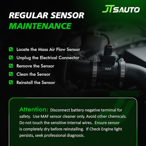 226807S000 MAF Mass Air Flow Sensor Compatible with 2004-2012 Altima | 2008-2013 Rouge | 2004-2012 Sentra | 2005-2018 Frontier | Q40 Q50 Q60 Q70 & More