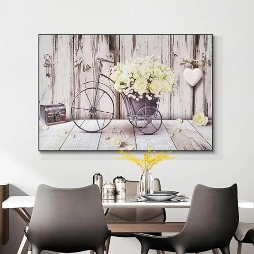 Affiches photos paysage de vélo KEBIA pour créer un salon zen et une décoration murale moderne