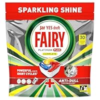 Fairy Platinum Detersivo Pastiglie Lavastoviglie Plus Complete, Brillantante, 150 Capsule, Limone...