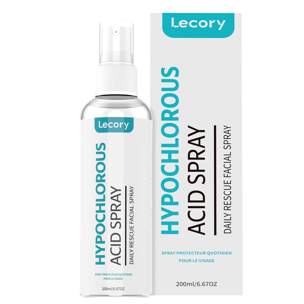 Lecory-Hypochlorous Acid Spray - Your Go-to Face &amp; Skin Treatment | 6.67 oz Piercing Aftercare Spray for Acne, Eczema, Body Acne, and Wounds