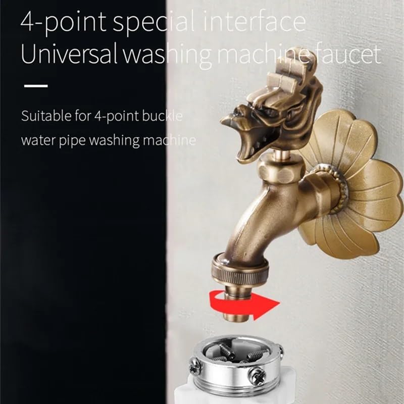 Robinet mural Model 13 multifonction pour lave-linge et jardin