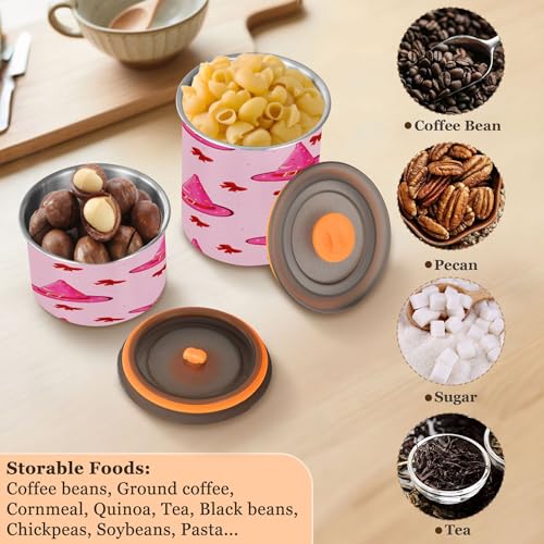 Envase hermético para café de acero inoxidable 17 oz miniatura 6