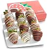 Chocolate Covered Strawberries, 12 Dark/Milk/White Delight
