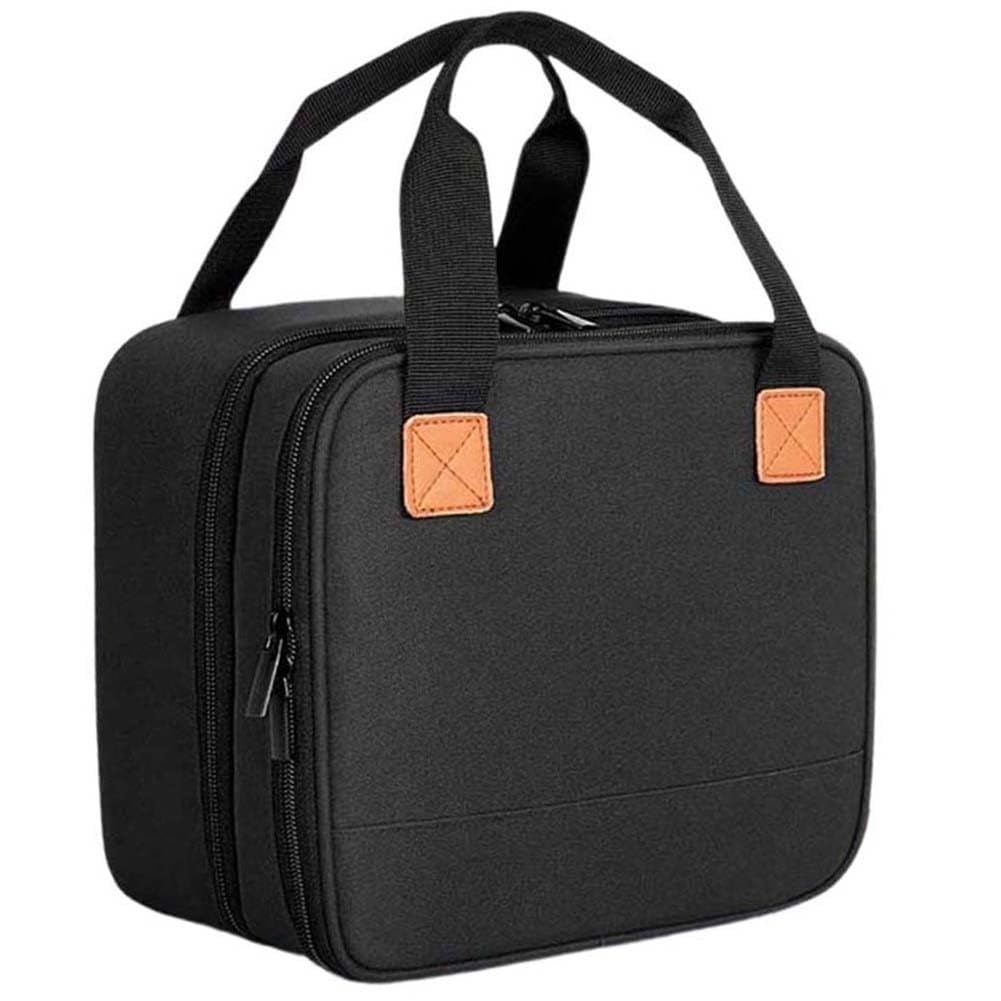 Étui de protection de voyage Canon SELPHY CP1500 CP1300 CP1200 avec séparateur amovible et poche zippée Noir