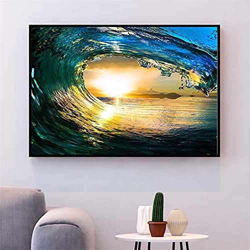 Broderie diamant 5D coucher de soleil : le cadeau créatif idéal pour adultes et enfants - 2