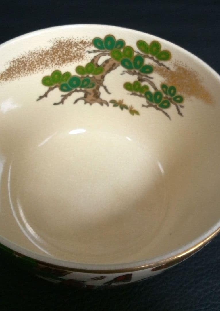 抹茶椀 瑞豊作 金彩