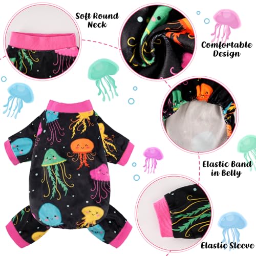 Pijamas para perro 4 pack suave y liviano para recuperación miniatura 5