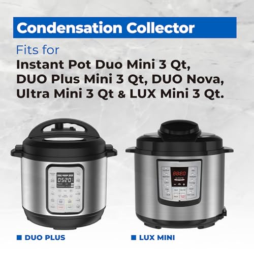 Condensation Collector Cup Drip Catcher Replacement for Instant Pot Duo Mini 3 Qt, DUO Plus Mini 3 Qt, Ultra Mini 3 Qt, LUX Mini 3Qt - Image 2