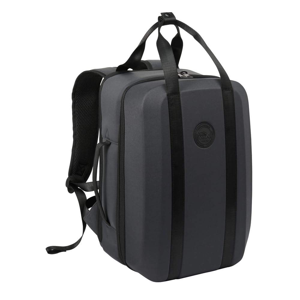 Cabin Max Paxos Torba kabinowa pod siedzenie, 20 l, 40 × 20 × 25 cm – ShapeSafe z tworzywa EVA, lekka, 680 g, bez Ryanair, otwieranie z klapką,, Bp szary, 20L, Bagaż podręczny