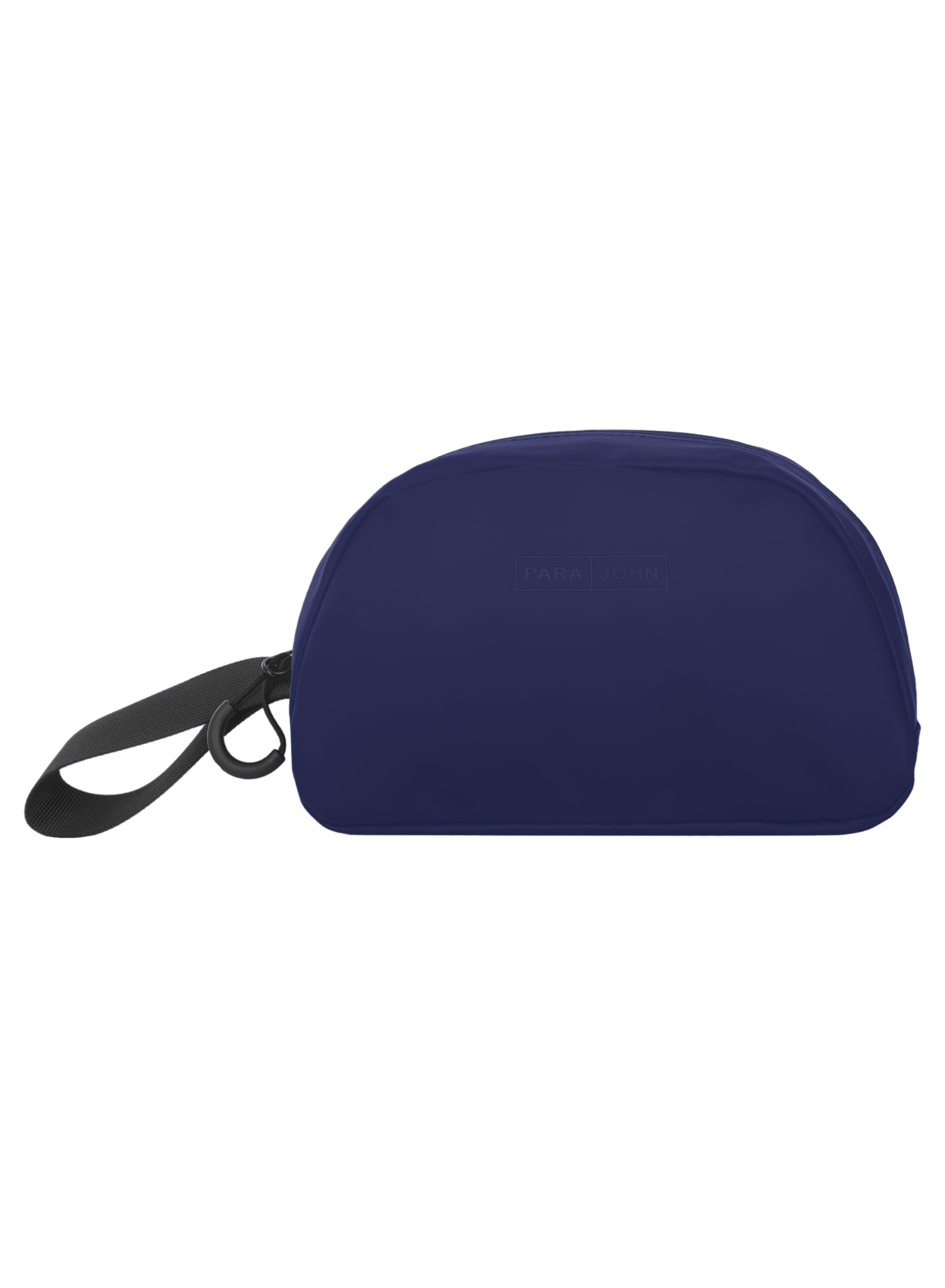 ParajohnUnisex Solid Pouch With Strap And Zip Closure 20X3X7 Blue