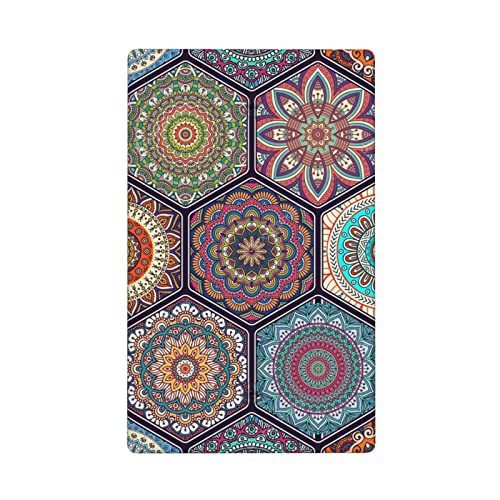 Ethnische marokkanische Fliesen-Blanko-Wandplatte, dekorative 1-Gang, kein Gerät, Schalterplatte, Frontplatte, 11,4 x 7,9 cm, Standardgröße Cover
