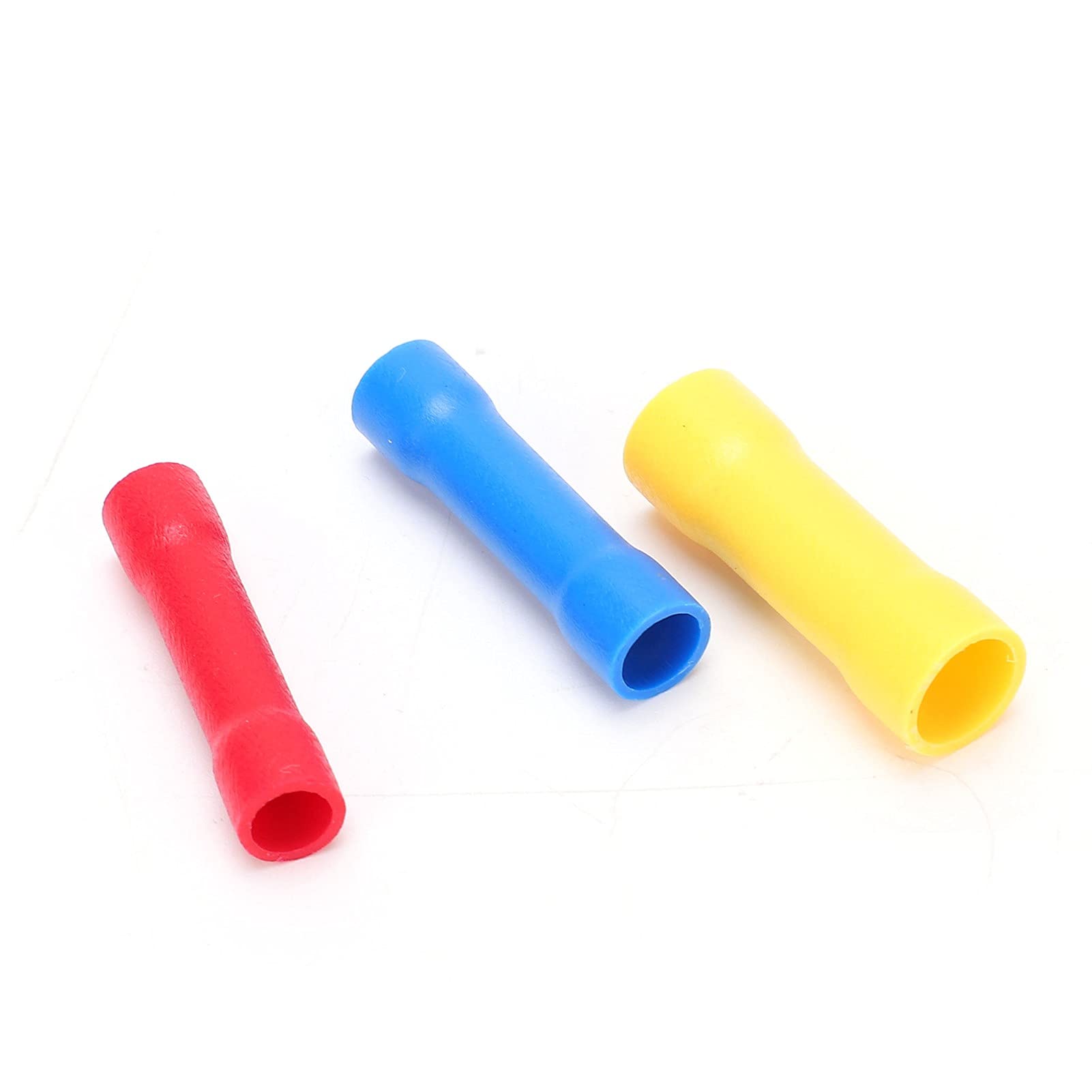 100Pcs Wire Connector Fully Insulated Battery Welding Cable Tubular Terminal and Easy Simply Insert the Into the and Crimp Securely