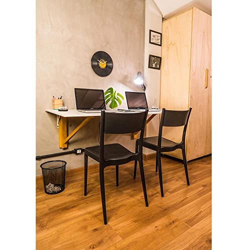 Cadeira Tramontina Diana Eco em Polipropileno e Fibra de Vidro Preto glide