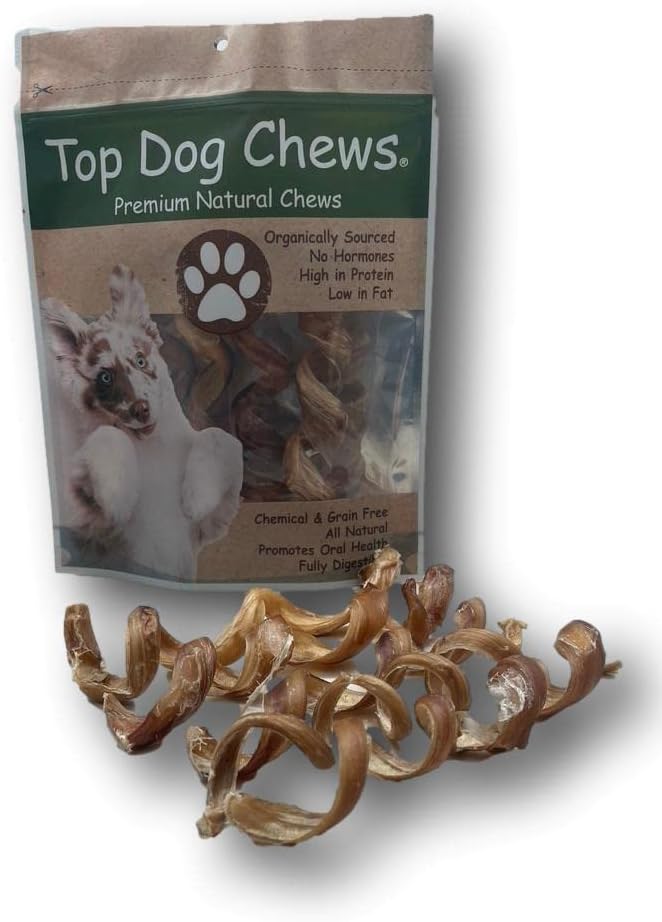 6"-8" Bully Stick Spirals - 25 Springs From Top Dog Chews