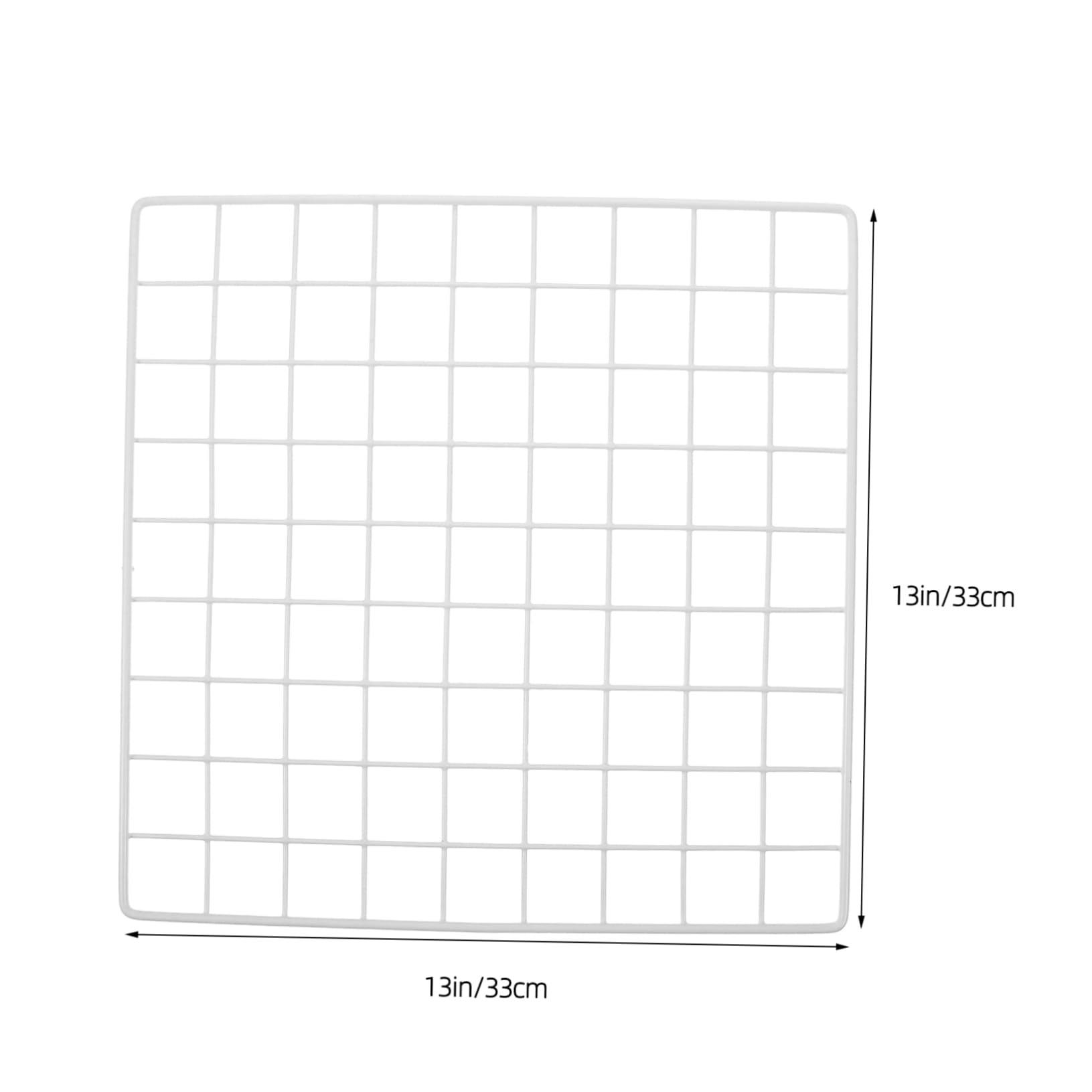 GOOHOCHY Stylish Photo Grid Wall Decor Iron Hanging Ornament for Wall Postcard Storage