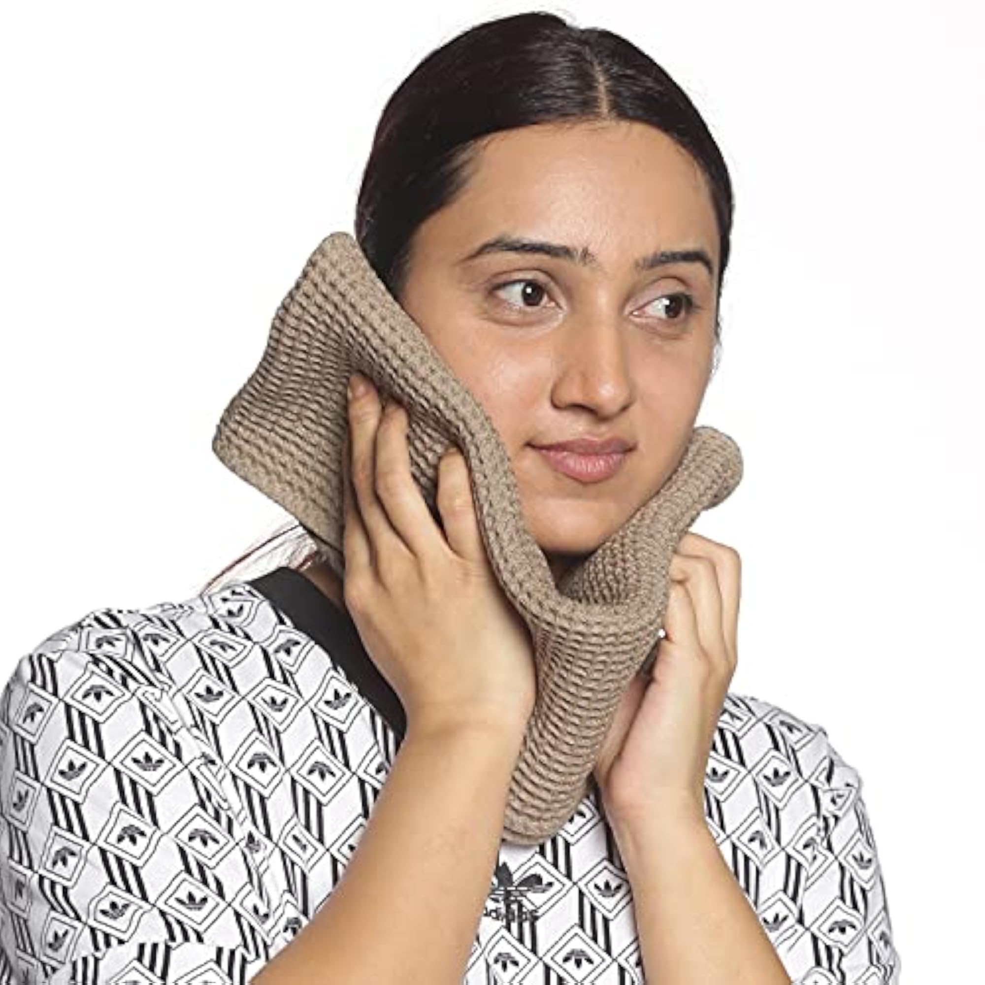 100% Cotton Premium Waffle Face Towels - Set of 2