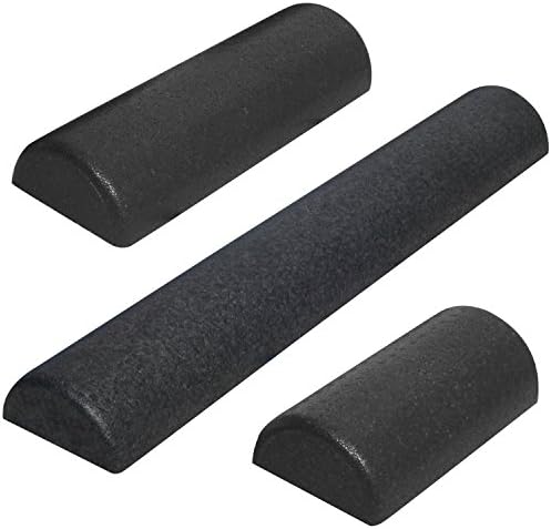 FIT1ST Fitness First High-Density Molded Foam Roller - Half Round