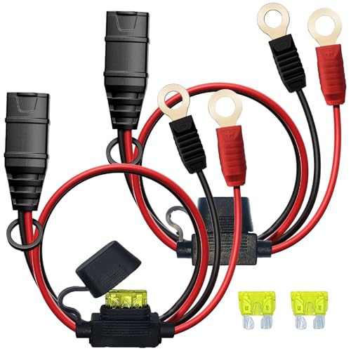 2-Pack GC002 X-Connect Fit for NOCO Battery Charger Accessories M6 (1/4in) XL Eyelet Terminal Smart Batteries Trickle Charger Cable