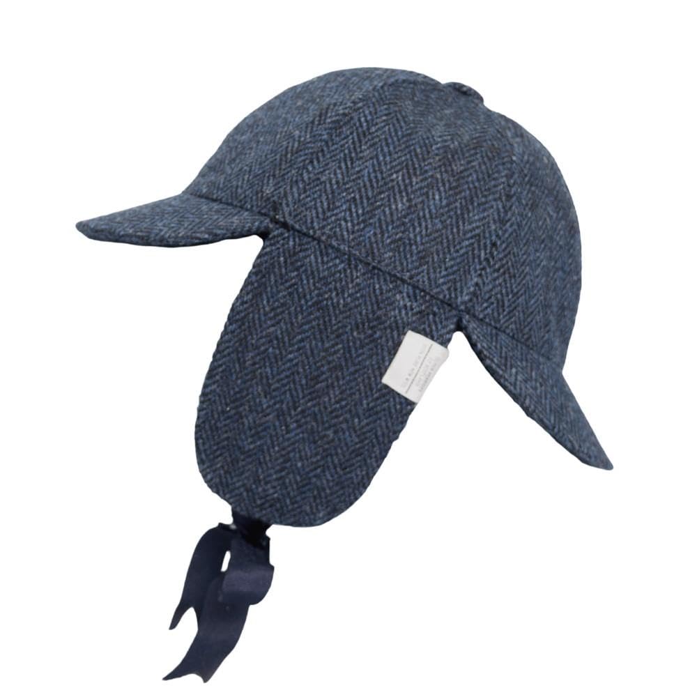 WALKER AND HAWKES - Watson - Unisex Deerstalker-Mütze aus Harris Tweed