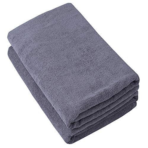 Puomue Microfiber Bath Towels Super Absorbent, Soft, Fast Drying and Oversized Bath Lines 2