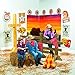 Fun Express Inflatable Campfire (18 inches Tall) Camping Prop, Great for Indoor Camping, Sleepovers and Scene Settings - VBS Vacation Bible School Supplies/Decor