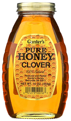 Gunter's Pure Honey Clover Natural 16 oz pack 12