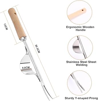 Hand Weed Remover Tool,Weeding Tools For Garden,Stainless Steel Weed Puller With Long Handle(31cm/12.2