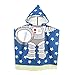 Produktbild Kinder-Badetuch mit Kapuze für Babys Kleinkinder Kinder unter 6 Jahren, 60 x 61 cm Weiche Mikrofaser-Badetücher mit Kapuze für den Pool (Blau)