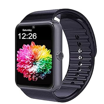 Drumstone GT08 Smart Watch Phone 100H Standby Time Support SIM Card Bluetooth Smartwatch with Camera Music Play for All Mens/Womens (1 Year Warranty)