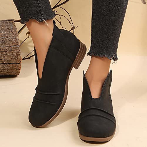 Chaussures décontractées femmes bottines bottes cuir