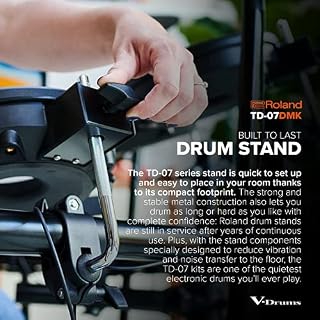 Kit électronique V-Drums TD-07DMK Roland – Un kit tout en peaux Mesh double couche, doté d’une expressivité et d’une… - Les Beatles, Paul McCartney, John Lennon, RIngo Starr, George Harrison Kit électronique V-Drums TD-07DMK Roland – Un kit tout en peaux Mesh double couche, doté d'une expressivité et d'une… – Image 5