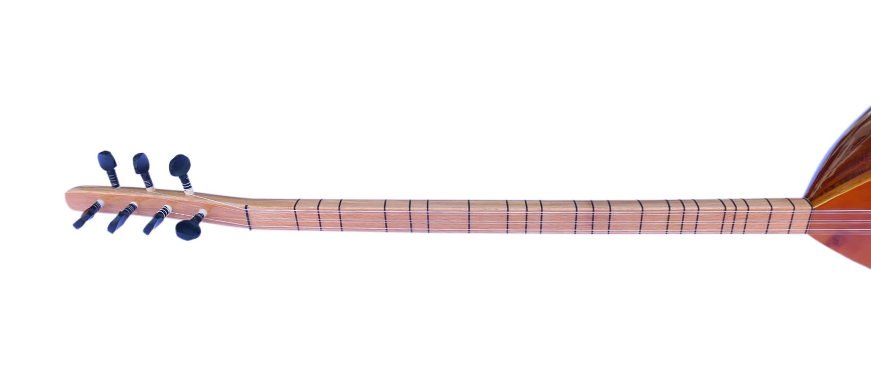 Turkish Quality Left Hand Long Neck Mulberry Baglama Saz For Sale ASL-113L - Image 4