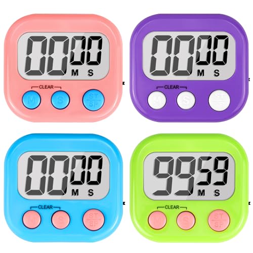 AOUVES Digital Timer for Kids Teacher Supplies Classroom Timer for Study Learning Management Kitchen...