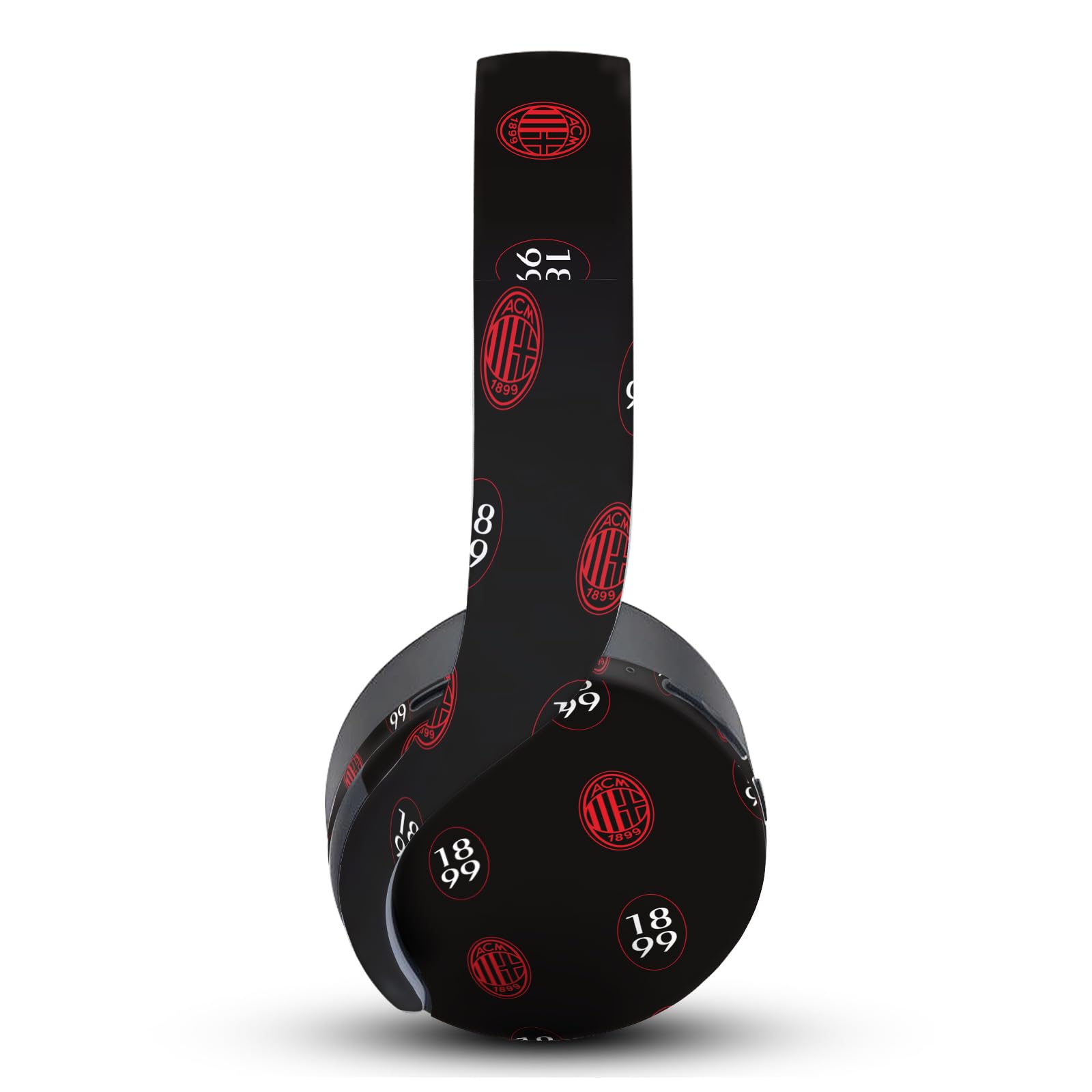 Head Case Designs Officially Licensed AC Milan Pattern Logo Art Vinyl Sticker Skin Decal Cover Compatible with Sony PlayStation PS Pulse 3D Headset