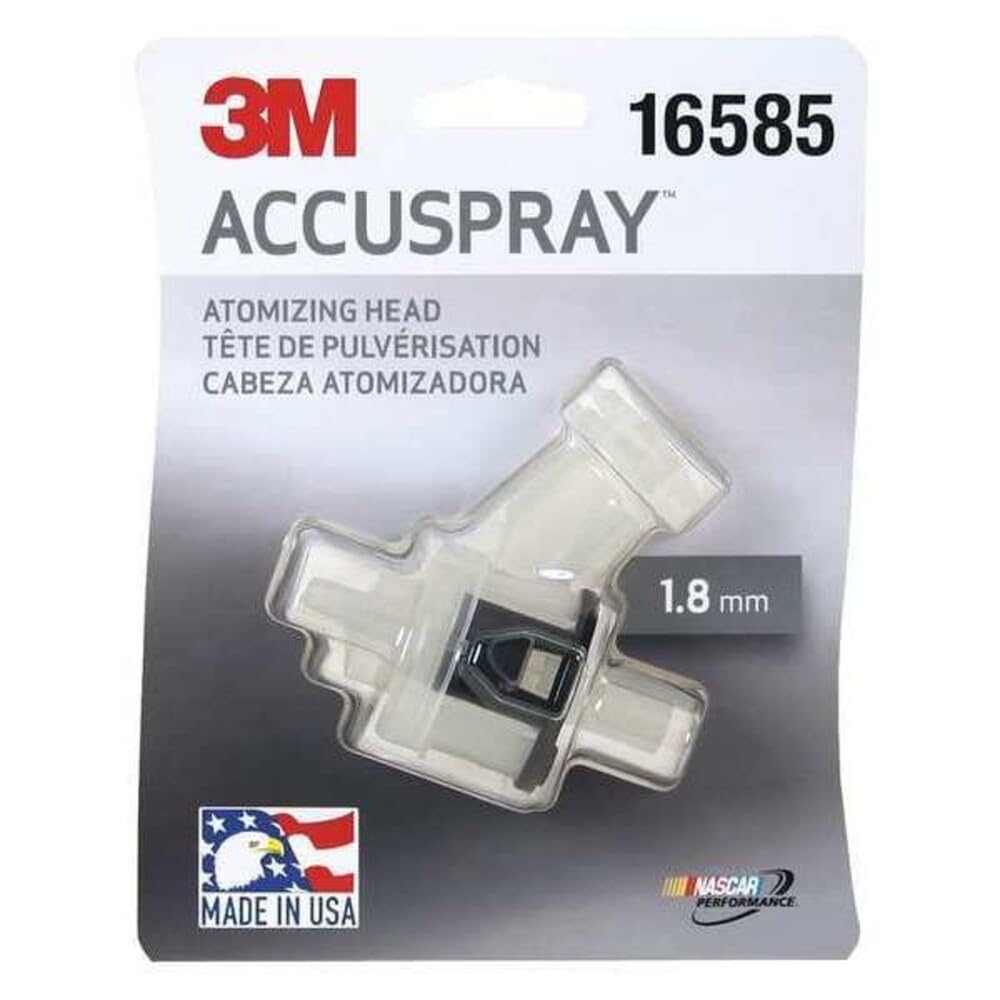 3M Accuspray Atomizing Head, 16585, Clear, 1.8 mm, 4 Pack