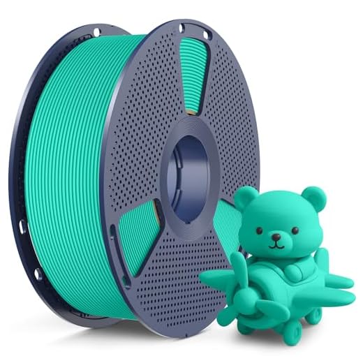 SUNLU High Speed Matte PLA Filament, Up to 600mm/s Fast 3D Printer Filament, Smooth Matte PLA Filament Fits Most FDM 3D Printers, 1KG Reusable Spool, Matte Mint Green