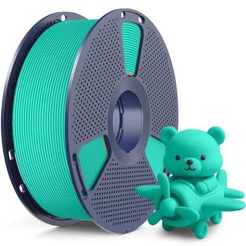 Image of SUNLU High Speed Matte PLA 3D Printer Filament 1.75mm 1KG, Mint Green | Up to 600mm /s Fast 3D Printing Filament, Smooth Matte PLA, Fits Most FDM 3D Printers, 1KG Reusable Spool